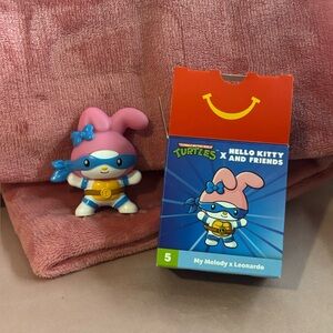 Hello Kitty My Melody x Leonardo Action Figure - Pink and Blue